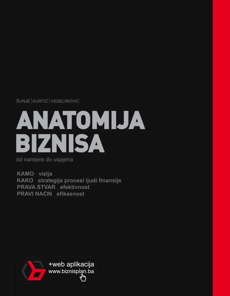 Knjiga "Anatomija biznisa", autora Aziz Šunje, Emir Kurtić, Ljiljan Veselinović, izdavač Ekonomski institut Sarajevo