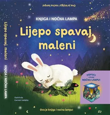 Knjiga "Lijepo spavaj, maleni", autora Carmen Saldana, izdavač Znanje, 2026., tvrdi uvez