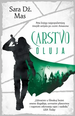 Knjiga "Carstvo oluja", autora Sara Dž. Mas, izdavač Laguna, 2018.