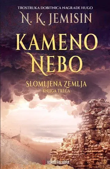 Knjiga "Kameno nebo", autora N. K. Jemisin, izdavač Vorto Palabra