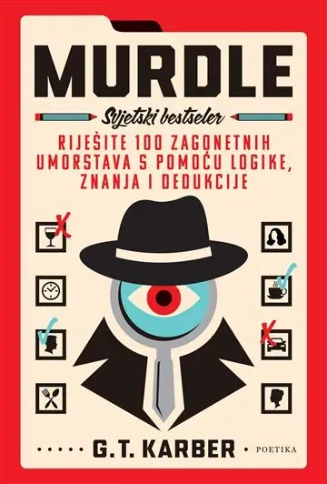 Knjiga "Murdle", autora G. T. Karber, izdavač Poetika