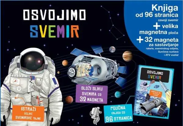 Knjiga "OSVOJIMO SVEMIR-MAGNETI kut.", autora Grupa autora, izdavač Znanje