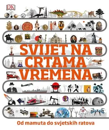 Knjiga "SVIJET NA CRTAMA VREMENA enciklopedija", autora Grupa autora, izdavač Znanje
