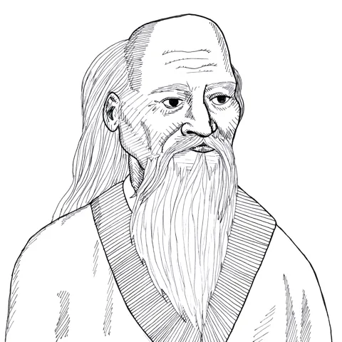 Portret autora Lao Tzu