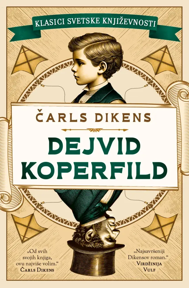 Knjiga " Dejvid Koperfild", autora Čarls Dikens, izdavač Laguna, 2025.