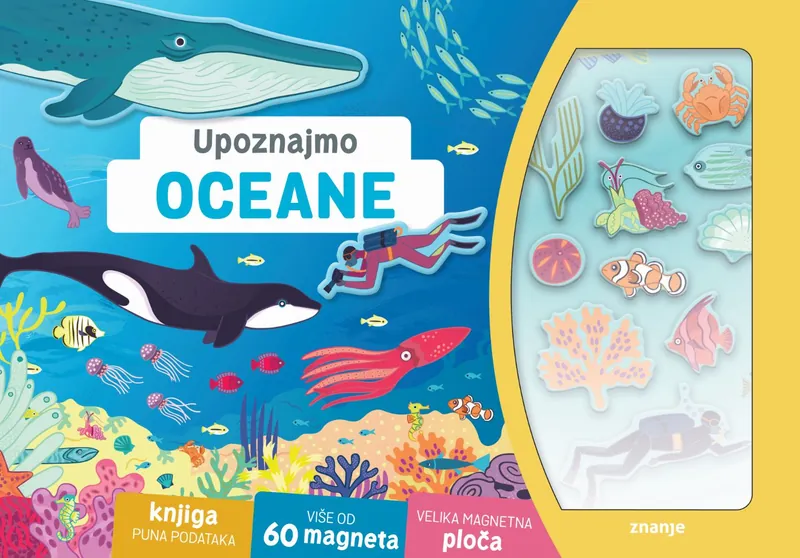 Knjiga "Upoznajmo oceane", autora Patrick David, izdavač Znanje, 2023., tvrdi uvez
