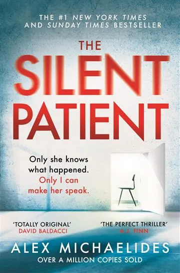 Knjiga "The Silent Patient", autora Alex Michaelides, izdavač Orion, 2019., meki uvez