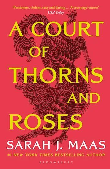 Knjiga "A Court of Thorns and Roses", autora Sarah J. Maas, izdavač Bloomsbury, 2020.