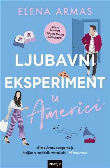 Knjiga "Ljubavni eksperiment u Americi", autora Elena Armas, izdavač Znanje, 2023., meki uvez