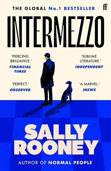 Knjiga "Intermezzo", autora Sally Rooney, izdavač Faber & Faber, 2025., meki uvez