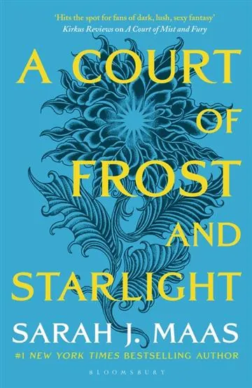Knjiga "A Court of Frost and Starlight", autora Sarah J. Maas, izdavač Bloomsbury, 2020.