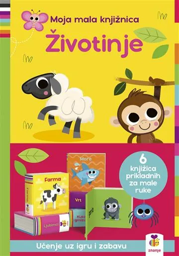 Knjiga "Moja mala knjižnica: Životinje", autora Grupa autora, izdavač Znanje, 2025.