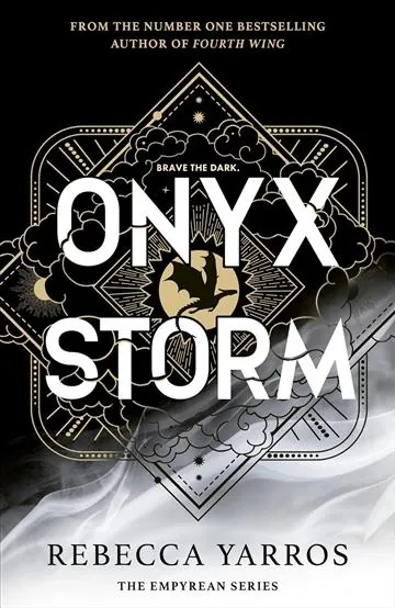 Knjiga "Onyx Storm", autora Rebecca Yarros, izdavač Little, Brown