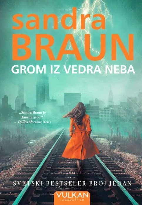Knjiga "Grom iz vedra neba", autora Sandra Braun, izdavač Vulkan, 2024., meki uvez
