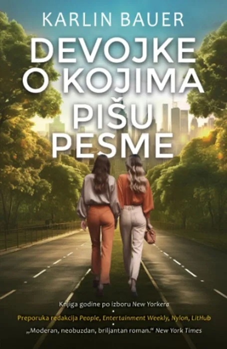 Knjiga " Devojke o kojima pišu pesme", autora Karlin Bauer, izdavač Laguna, 2023.