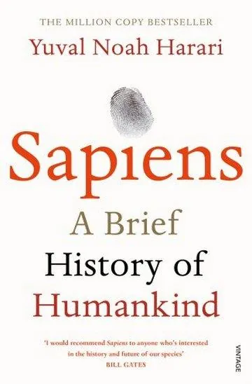 Knjiga "Sapiens  A brief History of Humankind", autora Juval Noa Harari, izdavač The Book Service