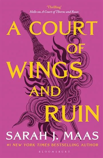 Knjiga "A Court of Wings and Ruin", autora Sarah J. Maas, izdavač Hachette UK, 2020.