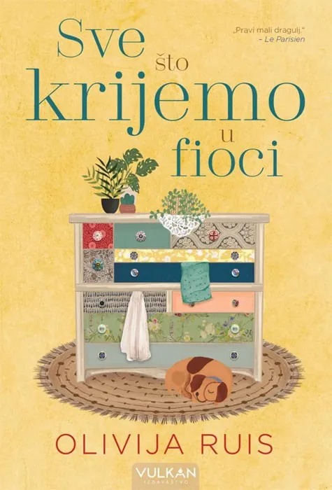 Knjiga "Sve što krijemo u fioci", autora Olivia Ruiz, izdavač Vulkan, 2023., meki uvez