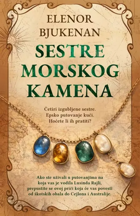 Knjiga " Sestre morskog kamena", autora Elenor Bjukenan, izdavač Laguna, 2026.