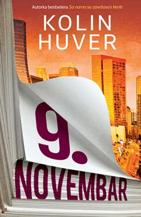 Knjiga " 9. novembar", autora Colleen Hoover, izdavač Laguna