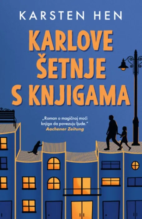 Knjiga " Karlove šetnje s knjigama", autora Karsten Hen, izdavač Laguna, 2023., meki uvez