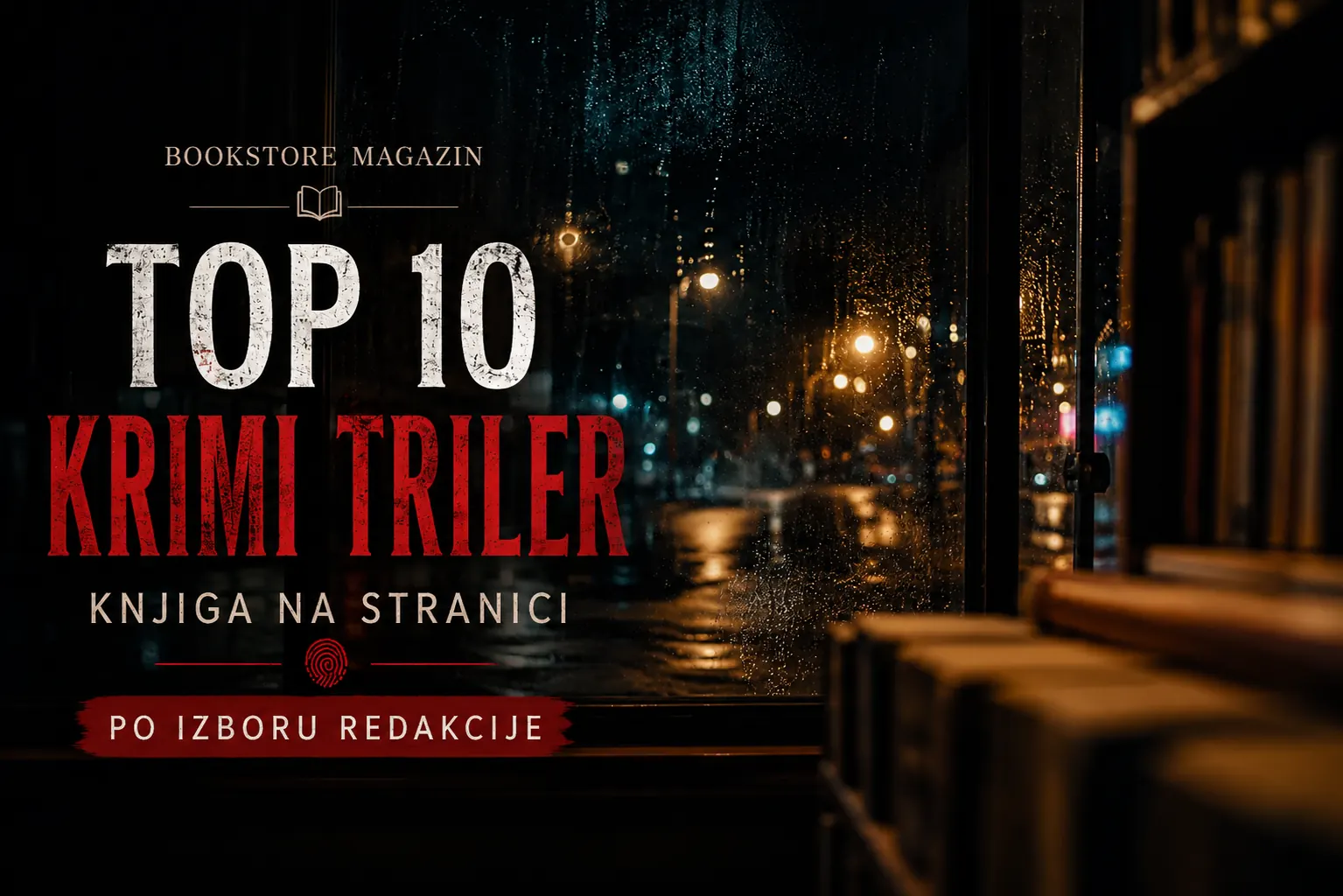 10 najboljih triler i krimi knjiga